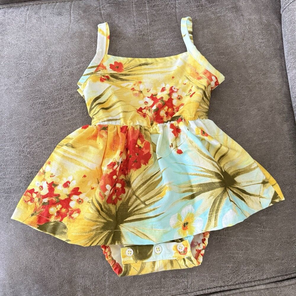 Baby Girl Tulle Dress Floral Party Wedding 6-12 Months Princess Cute - Picture 6 of 6
